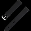 Black leather strap with pin buckle
