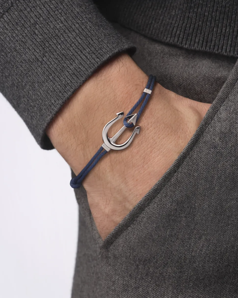 Bracelet, cord, stainless steel