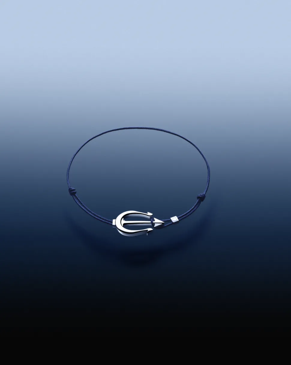 Bracelet, cord, stainless steel