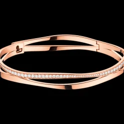 Bracelet, 18k red gold, diamonds