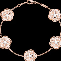 Bracelet, 18k red gold, mother‑of‑pearl
