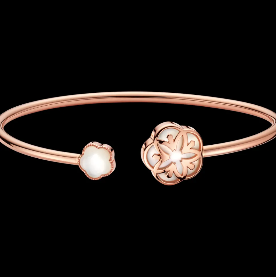 Bracelet, 18k red gold, mother‑of‑pearl