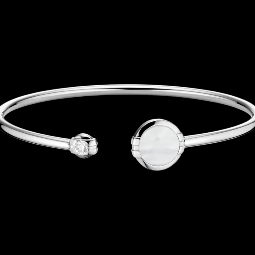 Bracelet, 18k white gold, diamonds, mother‑of‑pearl
