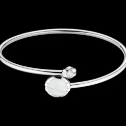 Bracelet, 18k white gold, diamonds, mother‑of‑pearl
