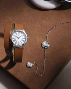Bracelet, 18k white gold, mother‑of‑pearl