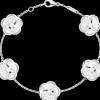 Bracelet, 18k white gold, mother‑of‑pearl