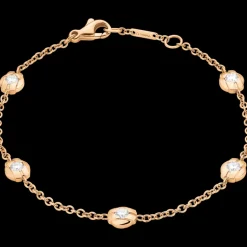 Bracelet, 18k yellow gold, diamonds