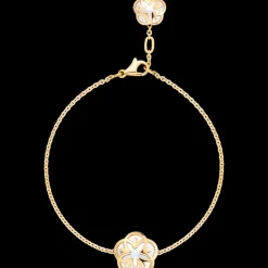 Bracelet, 18k yellow gold, mother‑of‑pearl