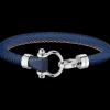 Bracelet, nylon, rubber, stainless steel