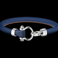 Bracelet, nylon, rubber, stainless steel
