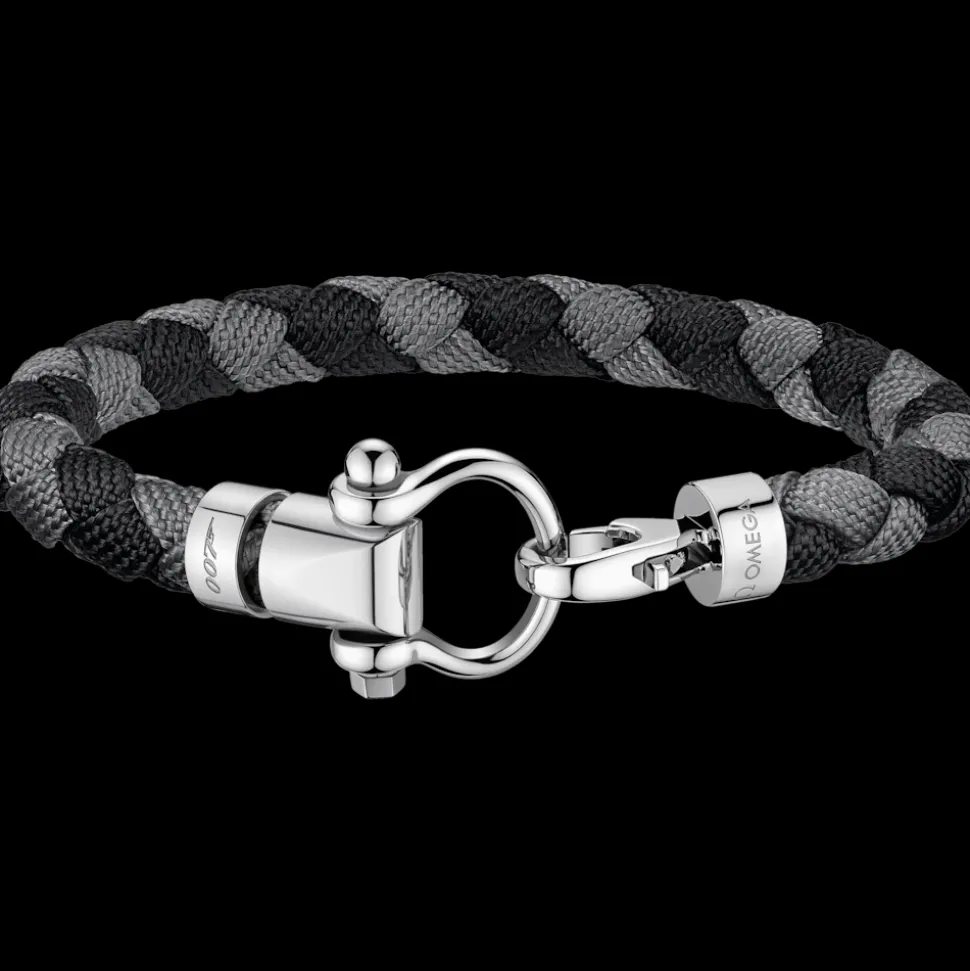 Bracelet, nylon, stainless steel