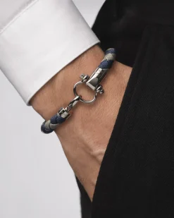 Bracelet, nylon, stainless steel