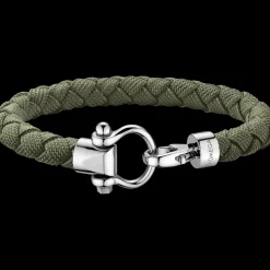 Bracelet, nylon, stainless steel