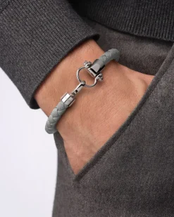 Bracelet, nylon, stainless steel