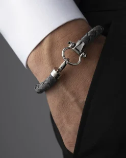 Bracelet, nylon, stainless steel