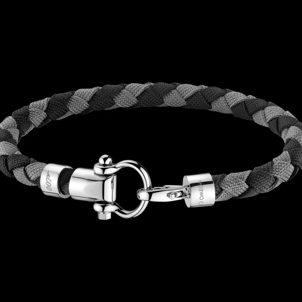 Bracelet, nylon, stainless steel