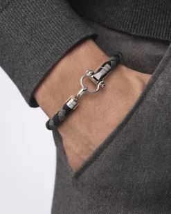 Bracelet, nylon, stainless steel