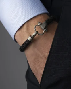 Bracelet, nylon, titanium