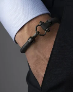 Bracelet, rubber, stainless steel