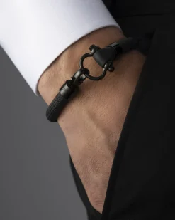 Bracelet, rubber, stainless steel