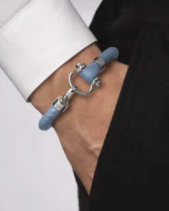 Bracelet, rubber, stainless steel