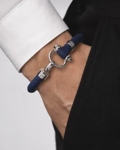 Bracelet, rubber, stainless steel