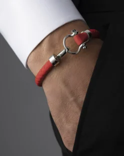 Bracelet, rubber, stainless steel