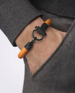 Bracelet, rubber, stainless steel