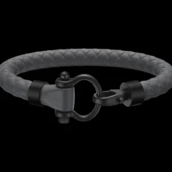 Bracelet, rubber, titanium