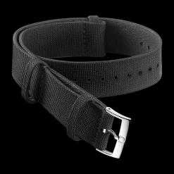 Coated nylon fabric, black