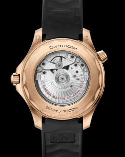 42 mm, Bronze gold on rubber strap