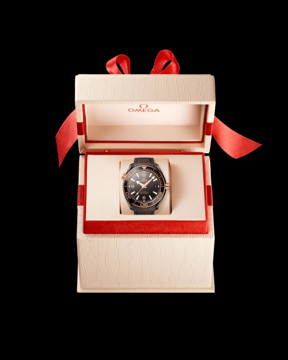 39.5 mm, brown ceramic on rubber strap