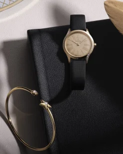 26 mm, Moonshine™ gold on fabric strap