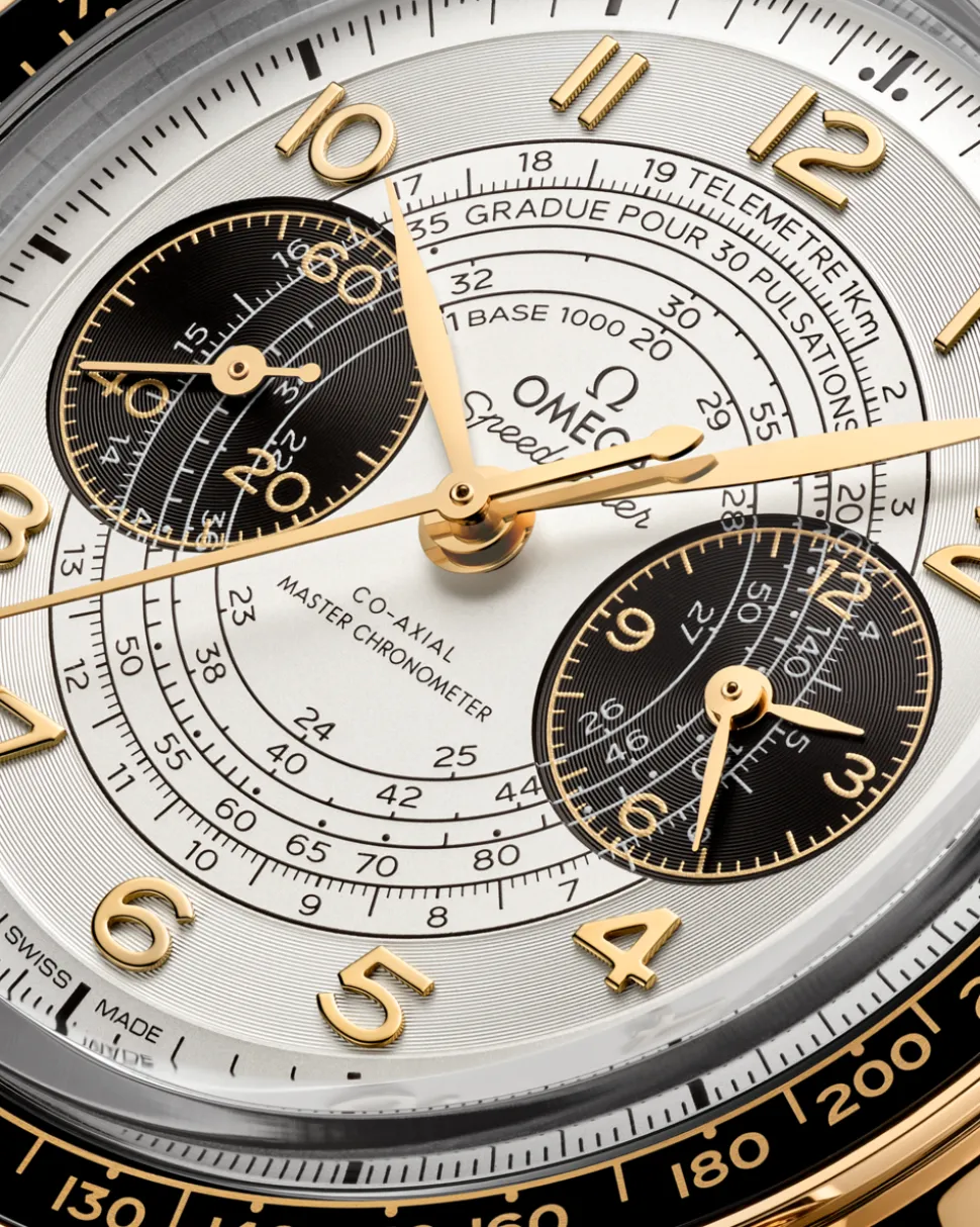 43 mm, Moonshine™ gold on leather strap