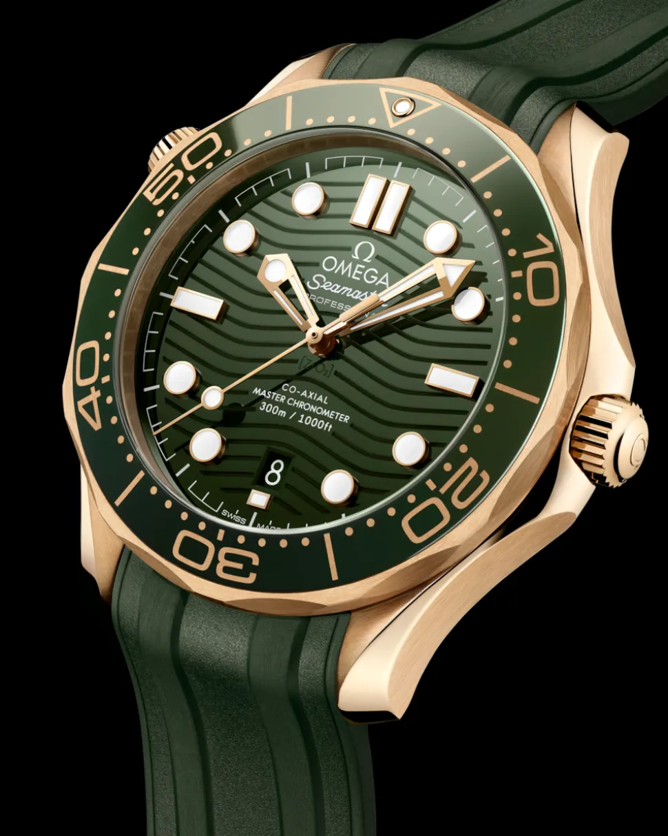 42 mm, Moonshine™ gold on rubber strap