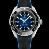 45.5 mm, O‑MEGASTEEL on rubber strap