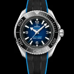 45.5 mm, O‑MEGASTEEL on rubber strap