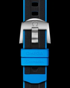 45.5 mm, O‑MEGASTEEL on rubber strap