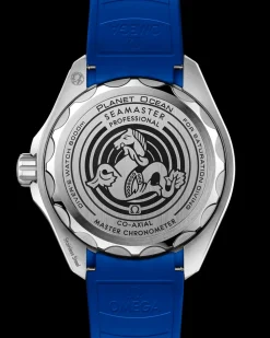 45.5 mm, O‑MEGASTEEL on rubber strap