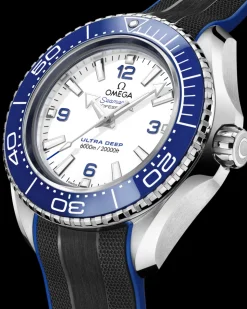45.5 mm, O‑MEGASTEEL on rubber strap