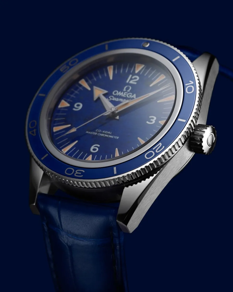 41 mm, platinum on leather strap