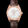 39 mm, Sedna™ gold on leather strap