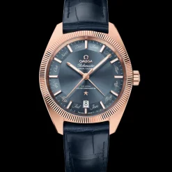 41 mm, Sedna™ gold on leather strap