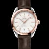 41 mm, Sedna™ gold on leather strap