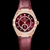 34 mm, Sedna™ gold on leather strap