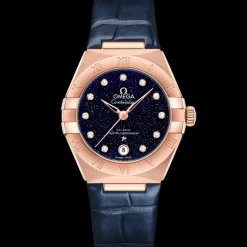 29 mm, Sedna™ gold on leather strap