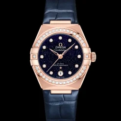 29 mm, Sedna™ gold on leather strap