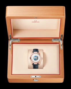 43 mm, Sedna™ gold on leather strap