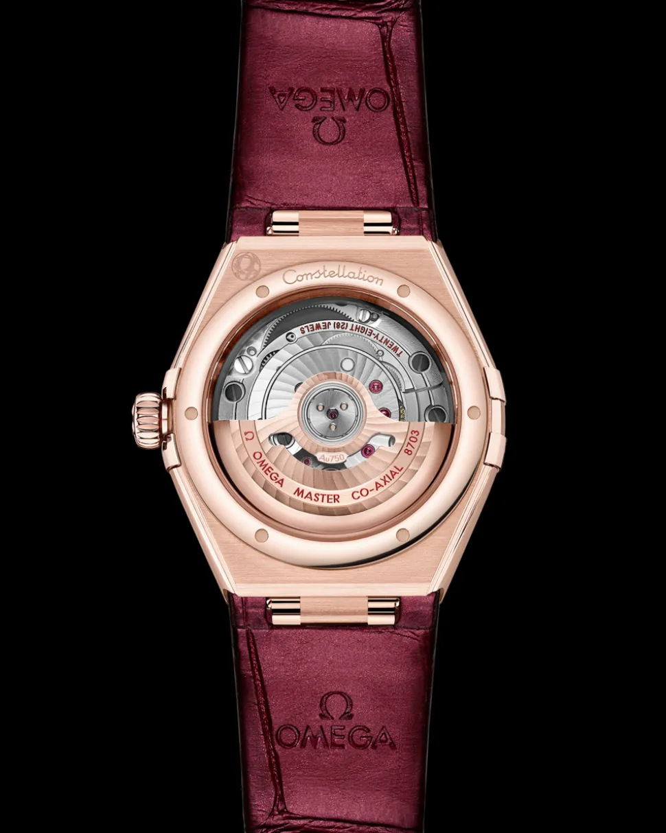 29 mm, Sedna™ gold on leather strap