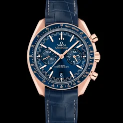 44.25 mm, Sedna™ gold on leather strap